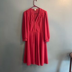 Pink Vintage Dress Size 16-18